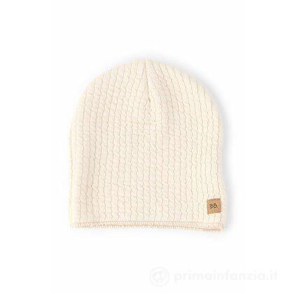 Cappellino Beanie Bianco Panna