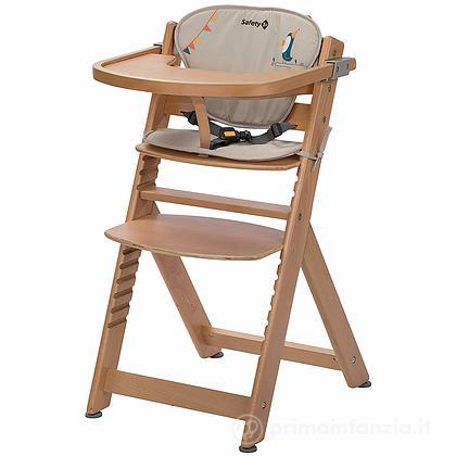 Seggiolone in legno Timba con Cuscino