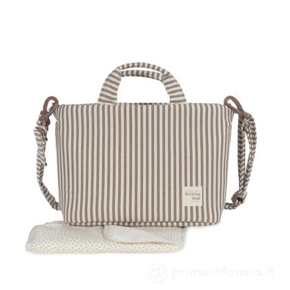 Borsa Fasciatoio Praliné Righe