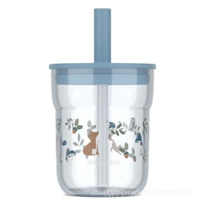 Bicchiere con cannuccia 250 ml - Forest Friends