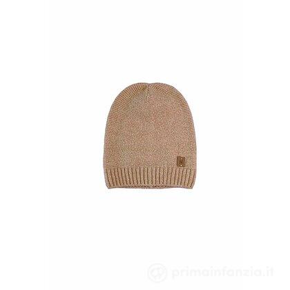 Cappellino Fatto a Maglia Cammello