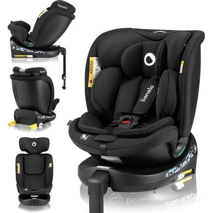 Lionelo Navy - Seggiolino auto i-Size - Girevole 360° EasyTurn - ISOFIX 40-150cm