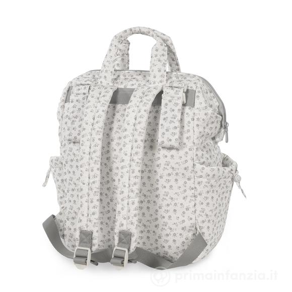 Zaino Little Bloom Fiori Grigio