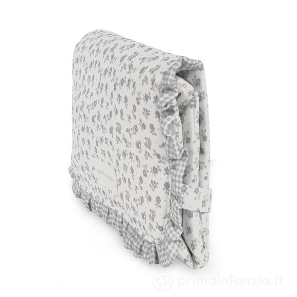Fasciatoio Little Bloom Fiori Grigio