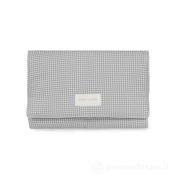 Fasciatoio  Little Bloom Vichy Grigio