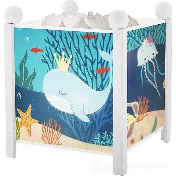 Lampada con Proiettore Girevole Oceano Blu