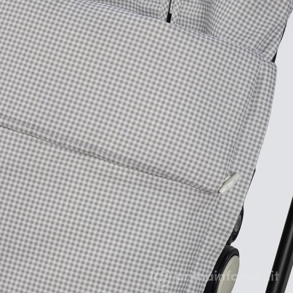 Copripasseggino Mezza-stagione Little Bloom Vichy Grigio TOG 2,5