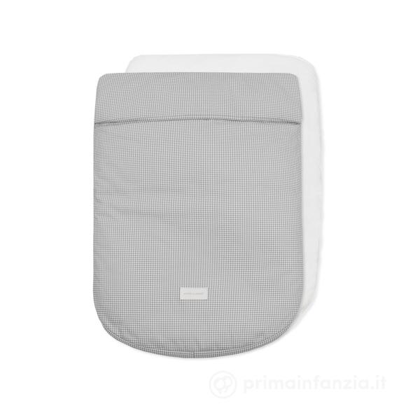 Copripasseggino Mezza-stagione Little Bloom Vichy Grigio TOG 2,5