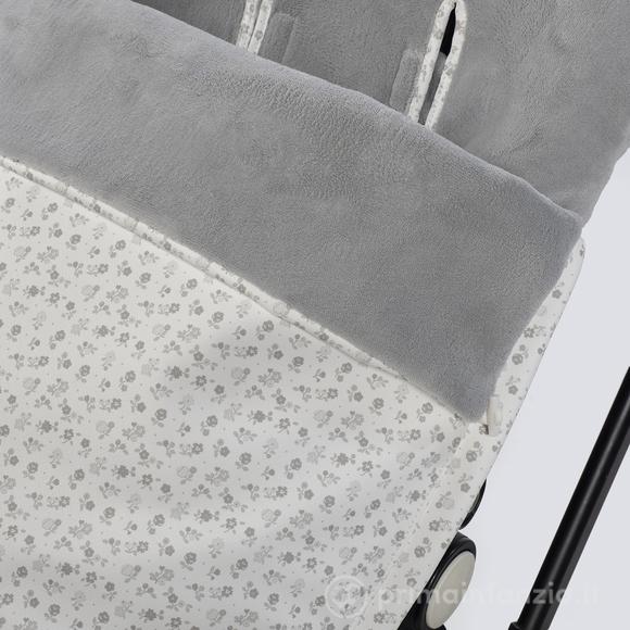 Copripasseggino Inverno Little Bloom Fiori Grigio TOG 3,5