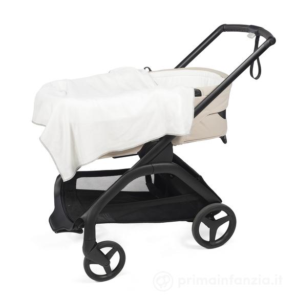 Set/ 2 Mussole 70x70 cm Little Bloom Vichy Grigio