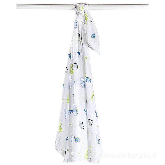 Copertina Swaddle in Mussola di Cotone 120 x 120 cm