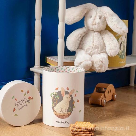 Coniglietto Peluche Luison - Gift Box Set Regalo Con Scatola In Legno (680036)