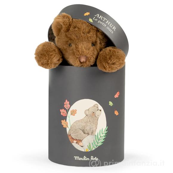 Peluche Arthur l'Orsetto - Gift Box Scatola Regalo in Legno (680037)