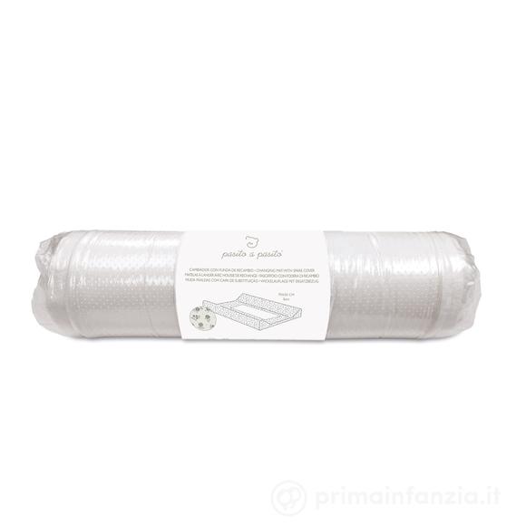Fasciatoio Home con fodera Little Bloom Fiori Grigio