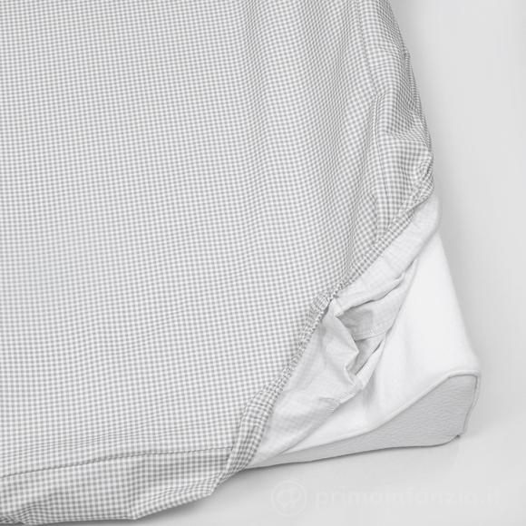 Fasciatoio Home con fodera Little Bloom Vichy Grigio