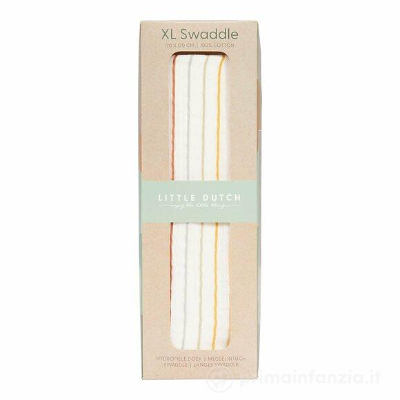 Copertina Swaddle 120 x 120 cm Vintage Sunny Stripe