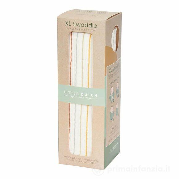 Copertina Swaddle 120 x 120 cm Vintage Sunny Stripe