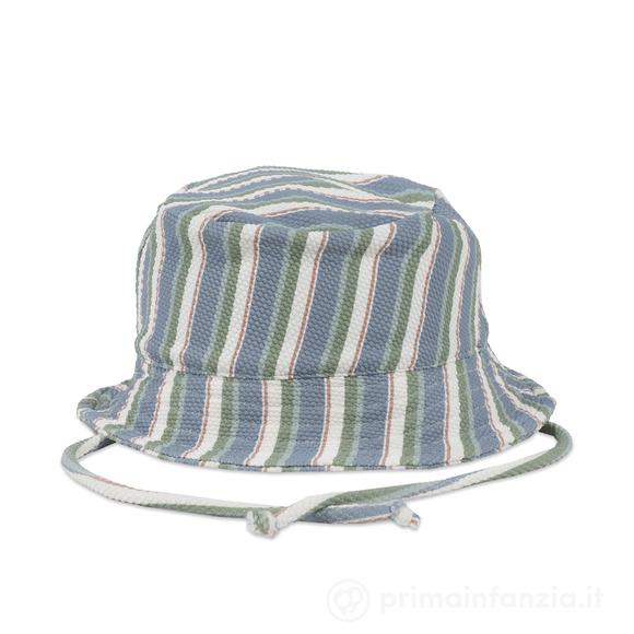 Cappellino anti-UV a Strisce taglia 9-24 mesi