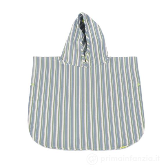 Poncho asciugamano Summer  Strisce Tagli Unica
