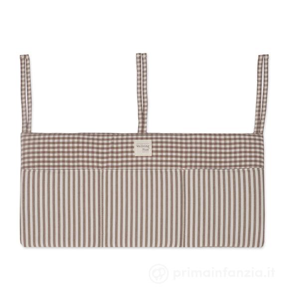 Organizzatore per culla Praliné Vichy - Righe