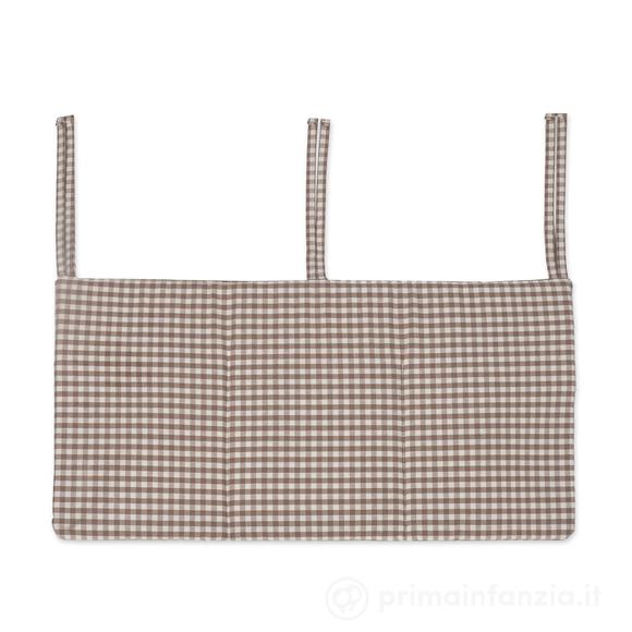 Organizzatore per culla Praliné Vichy - Righe