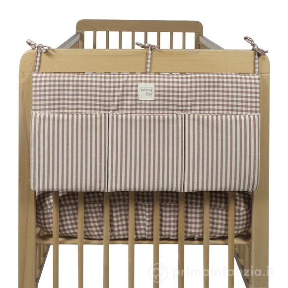 Organizzatore per culla Praliné Vichy - Righe