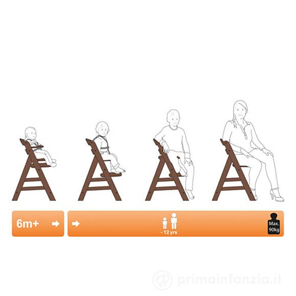 Seggiolone in legno Alpha +