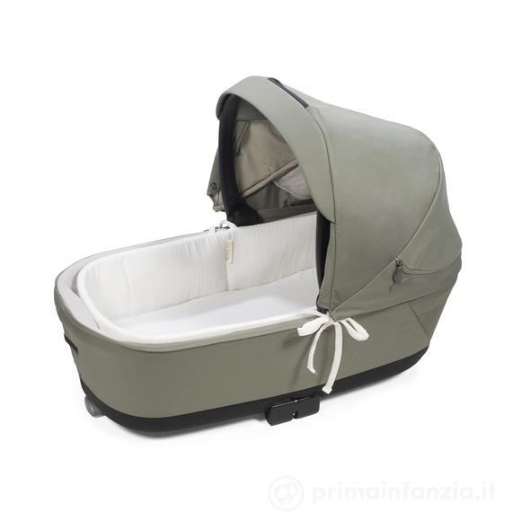 Copertura per carrozzina con aste + lenzuolo con angoli per carrozzina Little Bloom Bianco