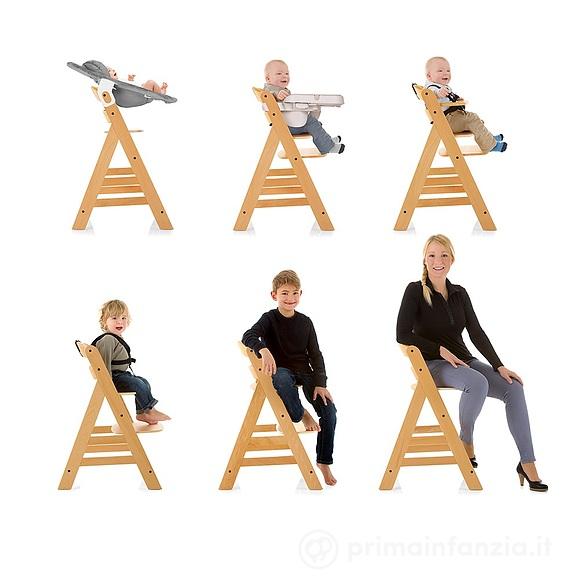 Seggiolone in legno Alpha +