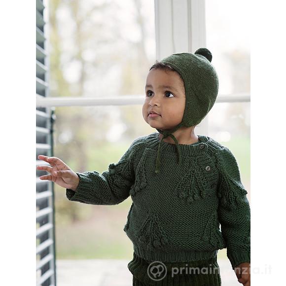 Cappello Cuffia in Alpaca Cedar 1-6 mesi