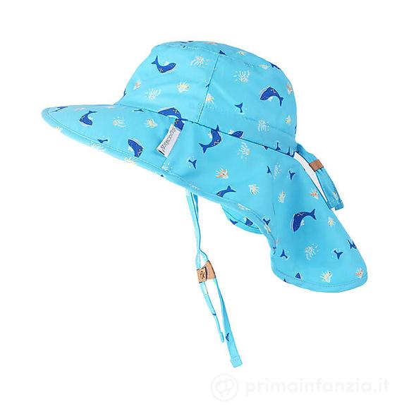Cappello Estivo con Paracollo - Anti-UV SPF50+ - Balena