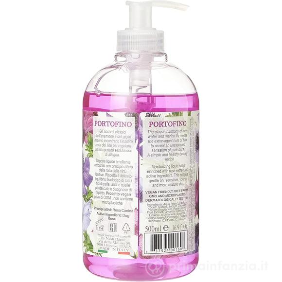 Sapone Liquido SLS Free – Vegan Friendly Portofino - Flacone Dispenser 500ml