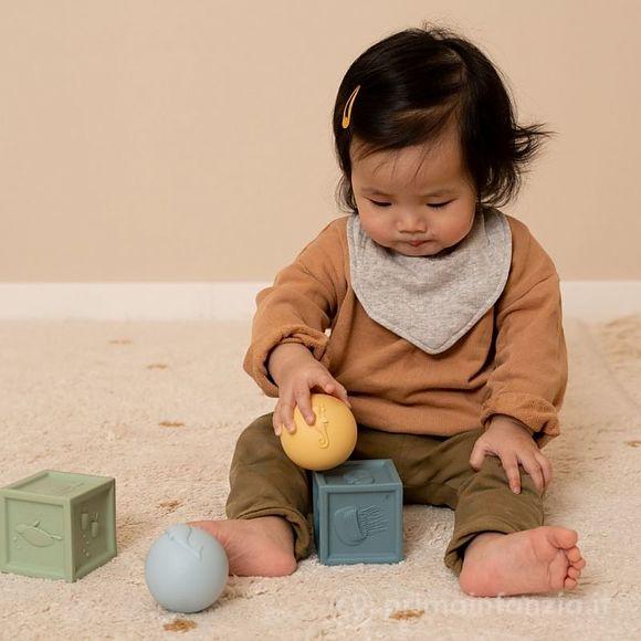 Gioco Cubi e Sfere in Gomma Ocean Set