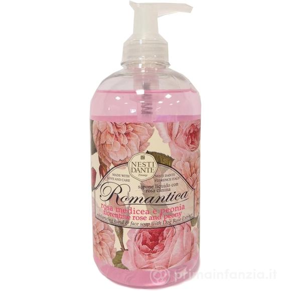 Sapone Liquido SLS Free – Vegan Friendly Rosa Medicea & Peonia - Flacone Dispenser 500ml