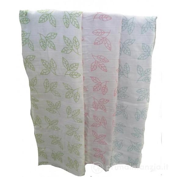 2 Mussole in Bambù 120 x 120 cm