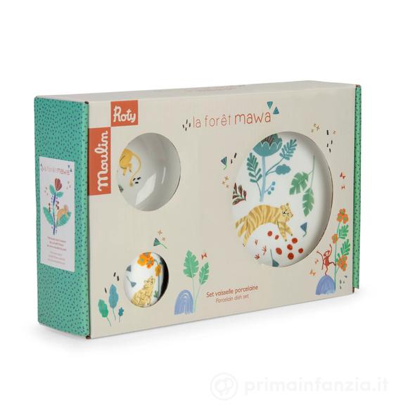 Set Pappa Porcellana Antiscivolo - La Foresta Mawa
