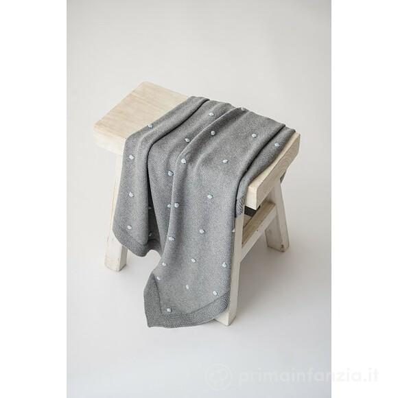 Coperta Knots in cotone organico