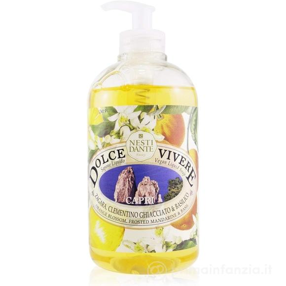 Sapone Liquido SLS Free – Vegan Friendly Capri - Flacone Dispenser 500ml