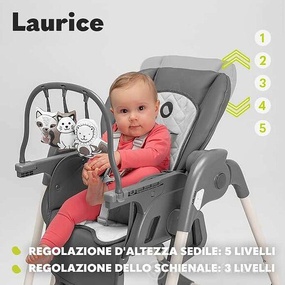 Seggiolone Sdraietta Laurice 2 in 1