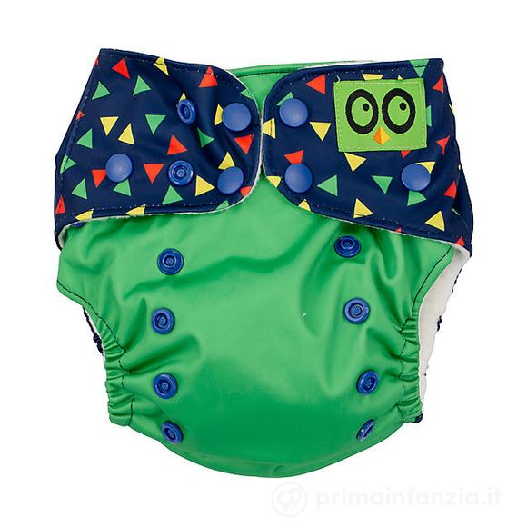 Pannolino Lavabile + 2 inserti assorbenti - Devin il Dinosauro - 3-16 kg