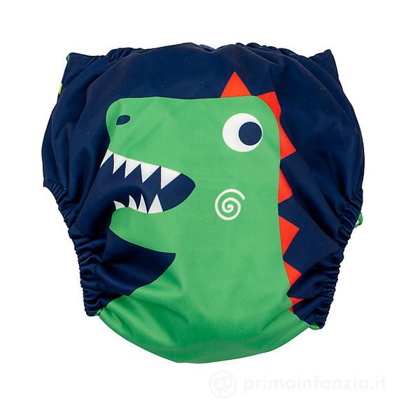 Pannolino Lavabile + 2 inserti assorbenti - Devin il Dinosauro - 3-16 kg