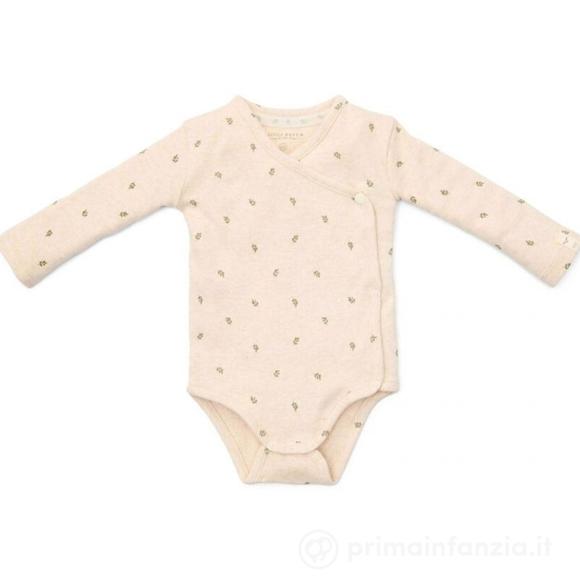Body Cotone Manche Lunghe - Green Leaves