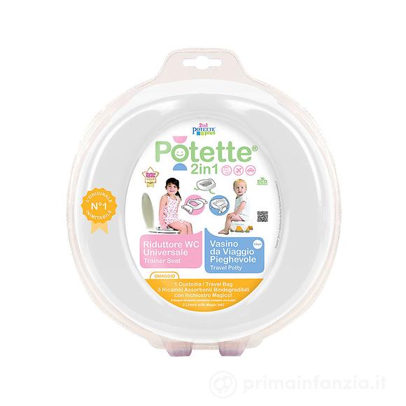 Vasino da Viaggio e Riduttore WC 2in1 + 3 Ricambi