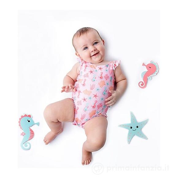 Costume Intero con Volant Bambina - Sally il Cavalluccio Marino