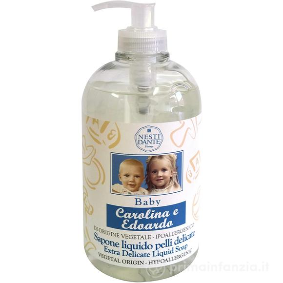 Sapone Liquido SLS Free – Vegan Friendly Baby Carolina Edoardo - Flacone Dispenser 500ml