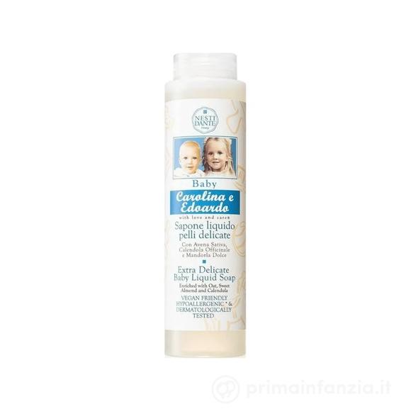 Sapone Liquido SLS Free – Vegan Friendly Baby Carolina Edoardo - Flacone Doccia 300ml
