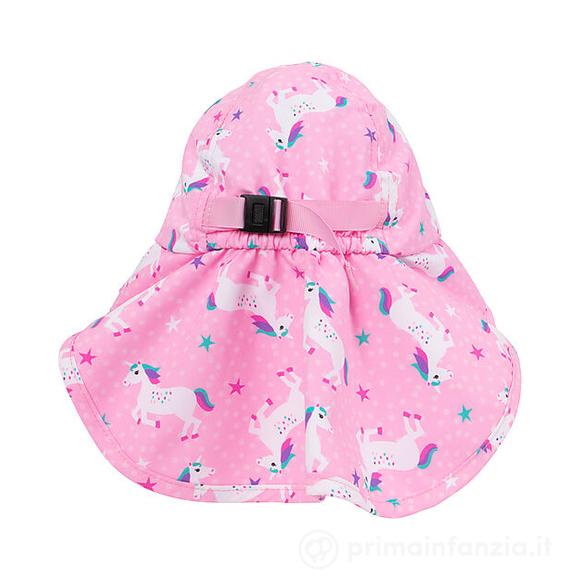 Cappellino Estivo con Falda - UPF 50+ - Una l'Unicorno