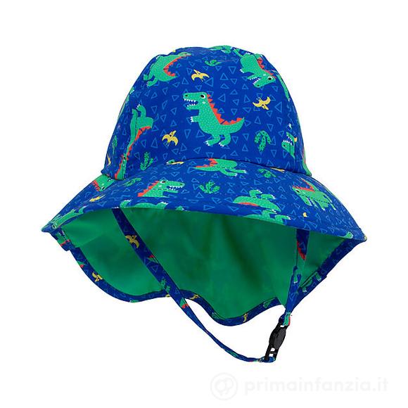 Cappellino Estivo con Falda - UPF 50+ - Devin il Dinosauro
