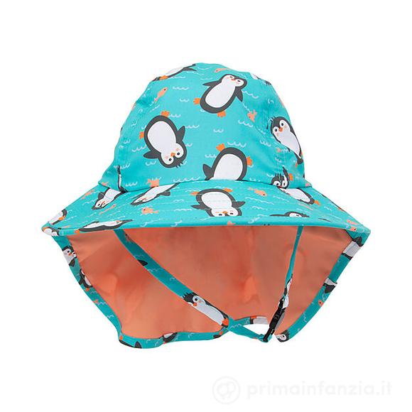Cappellino Estivo con Falda - UPF 50+ - Parker il Pinguino