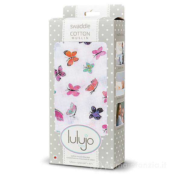 Copertina Swaddle in Mussola di Cotone 120 x 120 cm